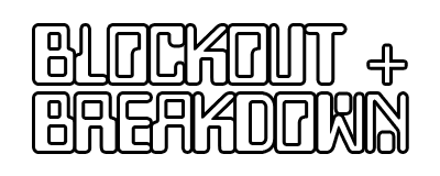Blockout!/Breakdown! logo for Odyssey 2